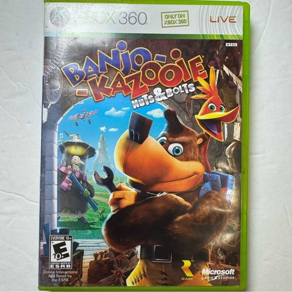 Microsoft Xbox 360 Banjo Kazooie Nuts & Bolts Video Game CIB